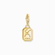 Charm de plata con ba&ntilde;o de oro con el signo del Zodiaco Virgo con piedras de la colección Charm Club en la tienda online de THOMAS SABO